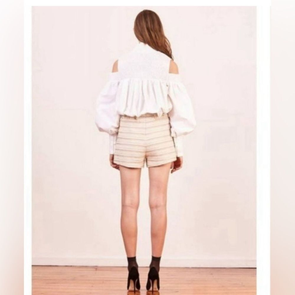 Elliatt Bliss Tweed Shorts in Maize Premium Australian Designer Size Medium - Picture 5 of 12